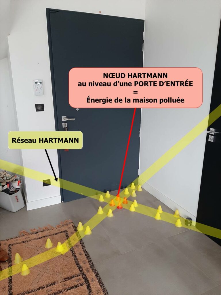 Réseau Hartmann sur porte d'entrée